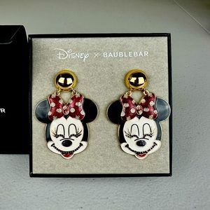Disney Baublebar Minnie Mouse Dangle Earrings‎